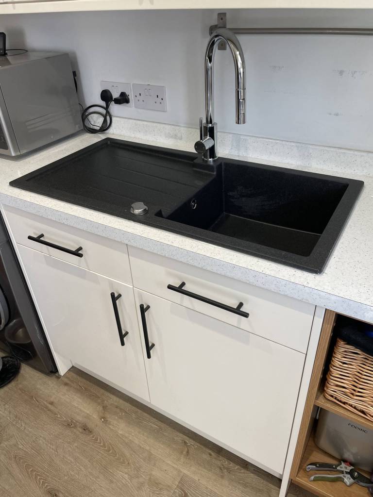 Kitchen sink installation